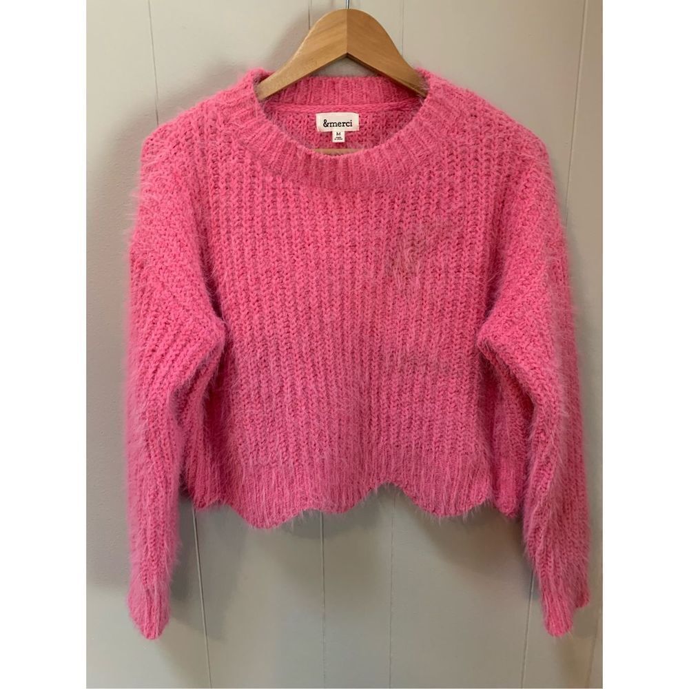 &merci Hot Pink Sweater Medium